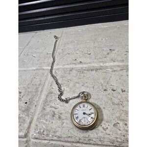 VTG  Westclox "The Conductor" Train Railroad Wind-Up Pocket Watch